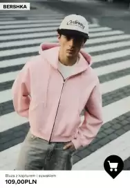 Bershka gazetka tydzień 44 Strona 9: Bluza z kapturem i suwakiem Bershka €109,00