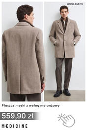 Medicine gazetka Strona 10: Płaszcz męski z wełną melanżowy Medicine €559,90