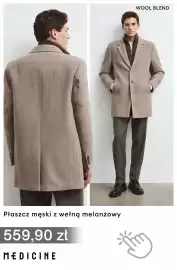 Medicine gazetka Strona 10: Płaszcz męski z wełną melanżowy Medicine €559,90