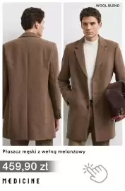 Medicine gazetka Strona 7: Płaszcz męski z wełną melanżowy Medicine €459,90