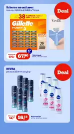 Bol.com folder week 45 Pagina 10: Gillette Fusion5 €67,50, NIVEA MEN Fresh Active €16,14