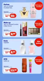 Bol.com folder week 45 Pagina 9: Max Factor oogschaduw €9,99, Guess seductive parfum €19,00