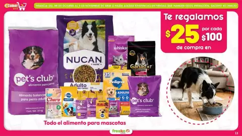 Folleto Fresko semana 44 Página 11: Pet's club alimento para perro €25,00