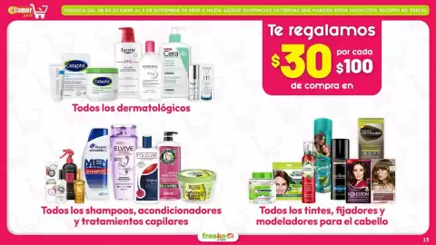 Folleto Fresko semana 44 Página 13: Todos los dermatológicos €100,00