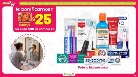 Folleto Fresko semana 44 Página 14: Toda la higiene bucal €25,00