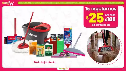 Folleto Fresko semana 44 Página 15: Vileda toda la jarceria €25,00