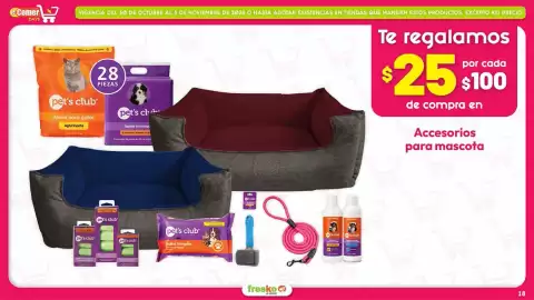 Folleto Fresko semana 44 Página 18: Pet's club Accesorios para mascota €25,00