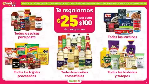 Folleto Fresko semana 44 Página 5: Prego Reg Yo Mamás Hunts Todas las salsas para pasta €25,00