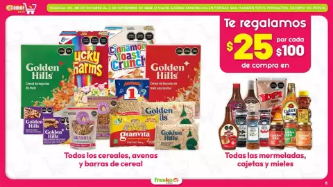 Folleto Fresko semana 44 Página 6: Golden Hills Todos los cereales, avenas y barras de cereal €25,00