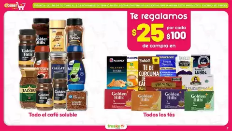 Folleto Fresko semana 44 Página 7: Golden Hills Todo el café soluble €25,00