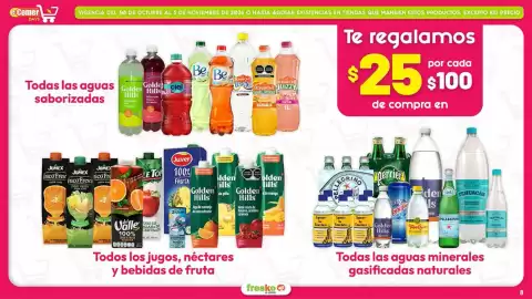 Folleto Fresko semana 44 Página 8: Golden Hills todas las aguas saborizadas €25,00