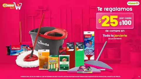 Folleto La Comer semana 44 Página 16: Vileda jarcieria €25,00