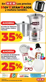 Folleto HEB semana 44 Página 13: Vaporeras Crisa, Lamex, Lunita y Vasconia, Articulos de Navidad