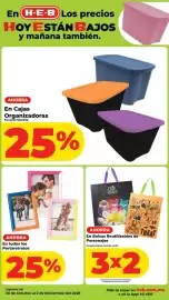 Folleto HEB semana 44 Página 14: Cajas Organizadoras, Haven & Key Portaretratos