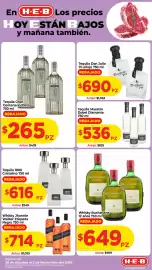 Folleto HEB semana 44 Página 6: Tequila 1800 Cristalino €616,00, Whisky Buchanan's €649,00