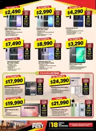 Folleto Soriana Híper semana 44 Página 12: Samsung Galaxy A17 celeste, gris o negro €2.990,00