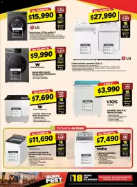 Folleto Soriana Híper semana 44 Página 15: White-Westinghouse Lavasecadora inverter 12/8 kg €9.990,00