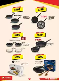 Folleto Soriana Híper semana 44 Página 20: Vasconia set de 3 sartenes color rojo €499,00, Gibson Home Oster Wok €799,00