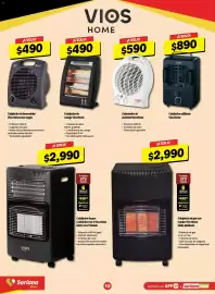 Folleto Soriana Mercado semana 44 Página 12: Vios Home Calefactor de gas o eléctrico 2 en 1 €2.990,00