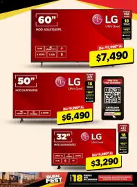 Folleto Soriana Mercado semana 44 Página 2: 60" MOD. 60UA7500PS UHD 4K SMART TV ร 3 HDMI 1 USB $ Te regala 936 PUNTOS LG 18