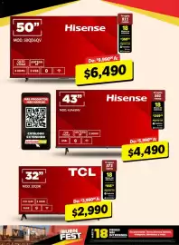 Folleto Soriana Mercado semana 44 Página 3: 50" MOD. 50QD6QV QLED ANTENA VÍDAA 3 HDMI RF 2 USB $ MAS PRODUCTOS MÁS MARCAS (•