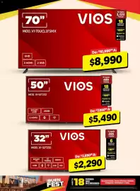 Folleto Soriana Mercado semana 44 Página 4: 70" MOD. VI-70UCL1F5MX VIOS Te regala 1,123 PUNTOS 18 Meses sin intereses $49945