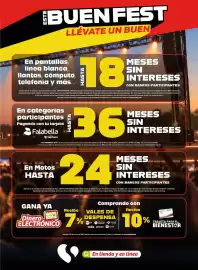 Folleto Soriana Mercado semana 44 Página 5: BUENFEST LLÉVATE UN BUEN En pantallas, linea blanca, Ilantas, cómputo, telefonía