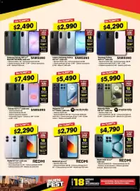 Folleto Soriana Mercado semana 44 Página 9: Samsung Galaxy A37 6.7" €7.490,00, Redmi A7 pro 6.9" €2.790,00