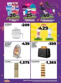Folleto Merco semana 44 Página 2: Calefactor de cuarzo eléctrico blanco €439,00, Exprimidor de cítricos €209,00