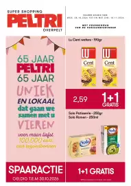 Peltri folder Pagina 2: SUPER SHOPPING PELTRI OVERPELT FOLDER GELDIG VAN: WOE. 28.10.2026 TOT EN MET DIN. 10.11.2026 MET