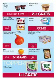 Peltri folder Pagina 8: Platte kaas met fruit €1,00, Elle & vire fruityoghurt €1,79