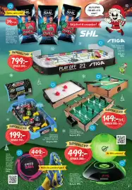 Leklust reklamblad Sida 5: All-star pinball €199,00, Soccer Bot 2.0 €499,00