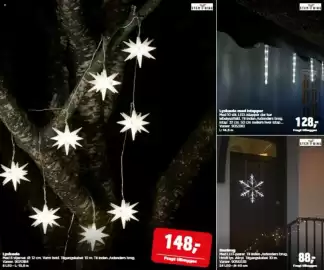 Jem & fix tilbudsavis Side 30: Stemning sneflug €88,00, Stemning Lyskæde med istapper €128,00