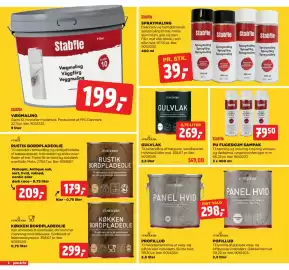 Jem & fix tilbudsavis uge 45 Side 2: Junckers gulvlak €269,00, Stabile Vægmaling €199,00
