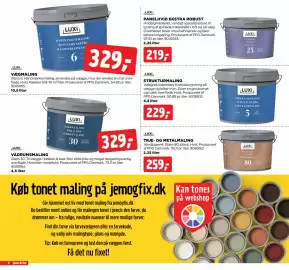 Jem & fix tilbudsavis uge 45 Side 4: Luxi vådrumsmaling €329,00, Luxi vægmaling €329,00