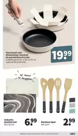 Wibra folder week 45 Pagina 4: Pannenset met afneembaar handvat en pannenbeschermer €19,99, Bamboo lepel €2,99