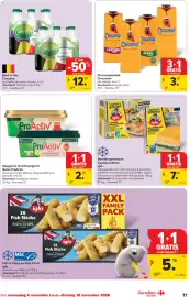 Carrefour Market folder week 45 Pagina 11: Chocoladedrank Chocomel €3,87, Melk in fles Campina €12,29