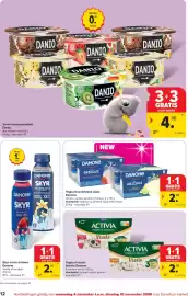 Carrefour Market folder week 45 Pagina 12: Yoghurt op Griekse wijze Danone €2,89, Yoghurt vezels Activia Danone €2,09