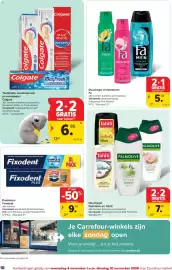 Carrefour Market folder week 45 Pagina 18: Douchegel Palmolive en Tahiti €7,10, Douchegel of deodorant Fa €5,08