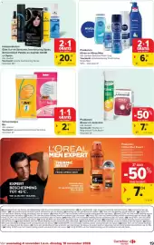 Carrefour Market folder week 45 Pagina 19: Nivea en Nivea Men €6,38, Biover en Juvamine alle soorten €7,49