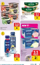 Carrefour folder Pagina 11: Skyr om te drinken Danone €2,19, Verse kaasspecialiteit Danio €4,80