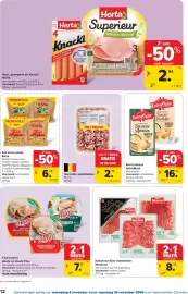 Carrefour folder Pagina 12: Italiaanse fijne vleeswaren Montorsi €8,30, Charcuterie Aoste en Aoste Plus €7,70