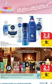 Carrefour folder Pagina 21: 2 + 1 gratis naar keuze €9,98, Nivea en Nivea Men alle soorten (behalve Nivea Sun) €9,57