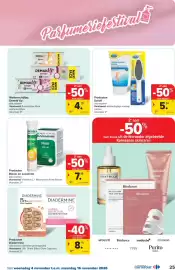 Carrefour folder Pagina 25: Biover en Juvamine alle soorten €7,49, Wattenschijfjes Demak'Up €4,79