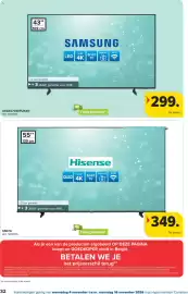 Carrefour folder Pagina 32: Hisense 55E7Q €349,00, Samsung 43 inch tv €299,00