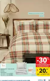 Carrefour folder Pagina 35: Dekbedovertrek + 1 sloop met ruiten €20,99
