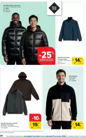 Carrefour folder Pagina 36: Sherpafleece voor heren €14,99, Hoodie met rits en sherpa binnenin voor heren €19,99