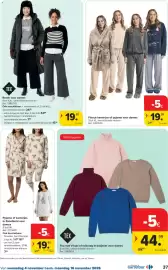 Carrefour folder Pagina 37: Trui met V-hals of roll kraag in kasjmier voor dames €44,99