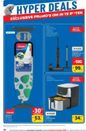 Carrefour folder Pagina 40: Airfryer HAF9L1800-25 €34,99, Stofzuiger met dweilfunctie 4 in 1 €99,00