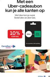 Carrefour folder Pagina 49: Uber-cadeaubon